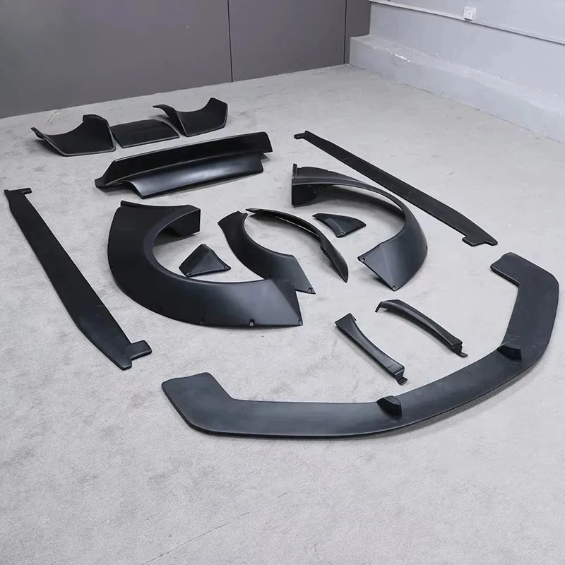 

Hot selling LB Wide Body Kit for R8 V8 V10 Coupe 2008-2015, Front Lip Side Skirts Fender Flares Rear Bumper Diffuser FRP