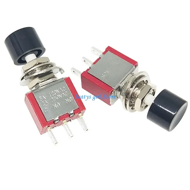 C7AB Quick Return Push Button PS102 3Pin 5A 120VAC Rugged ABS Metal Composite