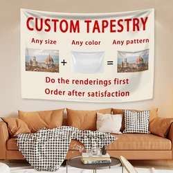 Custom Tapestry Background Decorative Mandala Boho Hippie Anime Wall Hanging Bedroom Or Dormitory Decoration