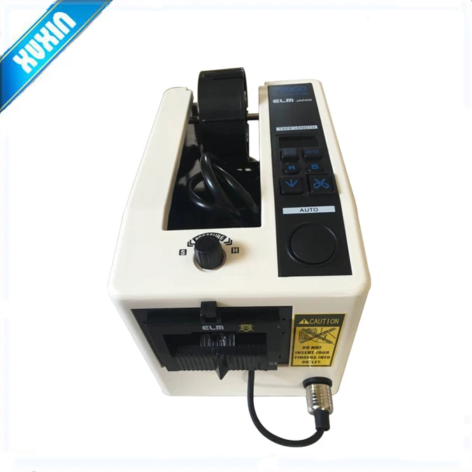 Electric tape dispenser, tape cutting machine, automatic tape dispenser ELM M-2000