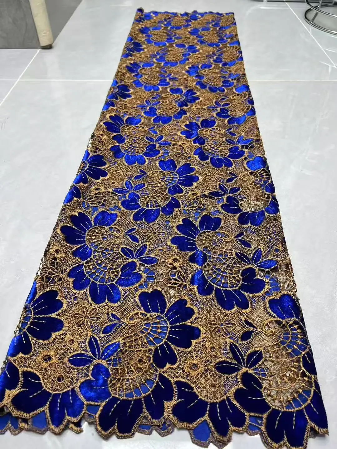 

Luxury African Velvet Lace Fabric Nigerian Lace Fabric 2026 High Quality Embroidery Luxurious Wedding Dress For Women 5Yar M73-1