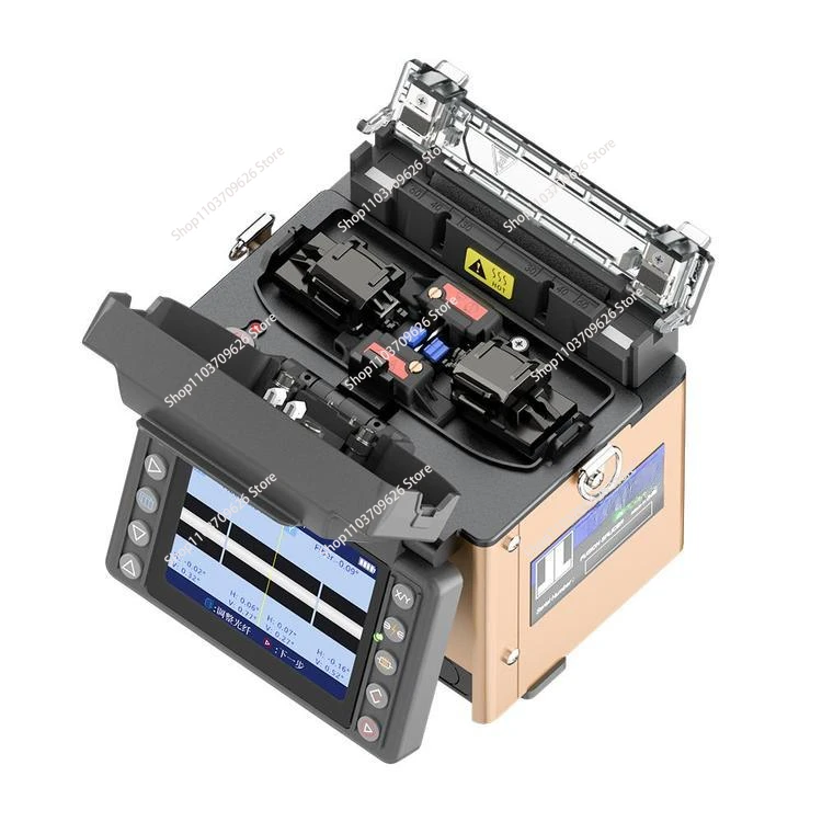 

KL-500 Fiber Optic Fusion Splicer 4 Motors Optical Core Welder Splicing Machine VFL OPM Tool Kits