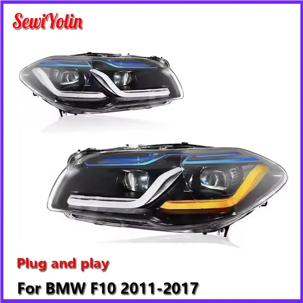 

Car LED Headlight Light Assemblies For BMW F10 2011-2017 Auto Fog DRL Brake Turn Signal Lamp Plug and Play