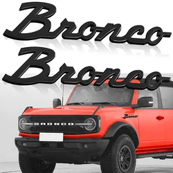 3D Decals Emblems for Bronco Fender Sticker Tail Label Letters Badge for Ford Bronco 2021 2022 2023 Bronco Sport Accessories