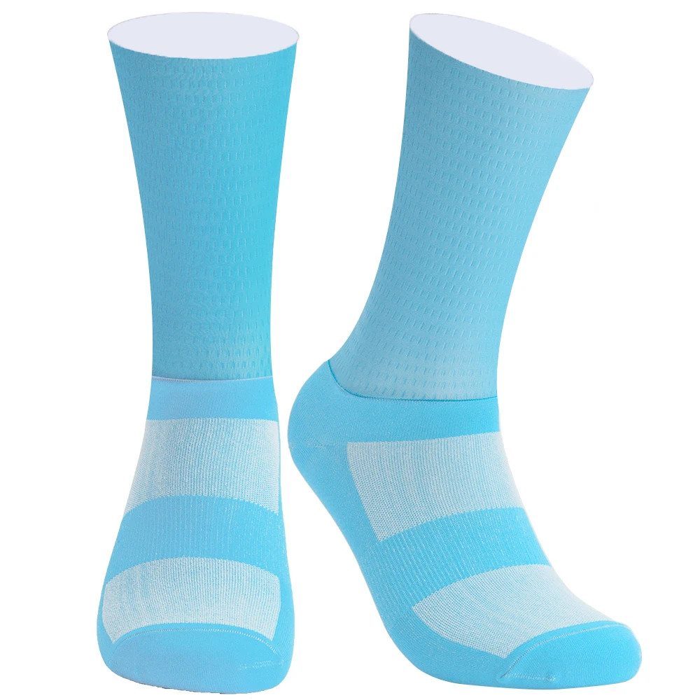 2023 radfahren Sommer Neue Aero Socke Bike Silica Team Gel Nicht-slip Atmungsaktive Pro Racing Sport Socken Männer Frauen calcetines Ciclismo