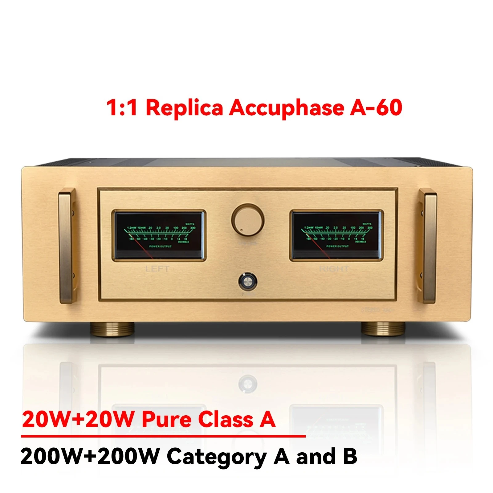 1:1 Replica Accuphase A-60 Pure Class A Professional Power Amplifier Hifi Fever Audio Pure Power Stage