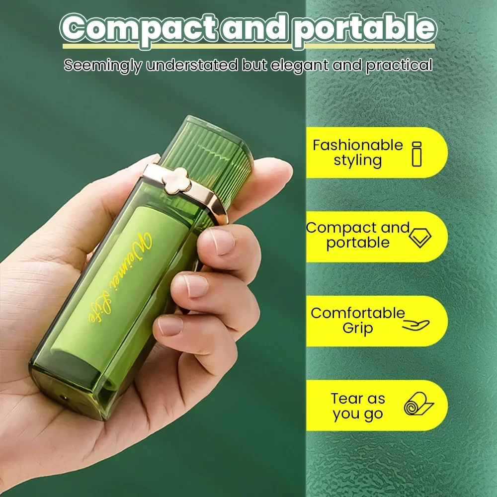 Tearable Roll Paper Sticky Roller Dust Wiper Pet Hair Carpet Clothes Tousle Remover Replaceable Cleaning Brush Accessories