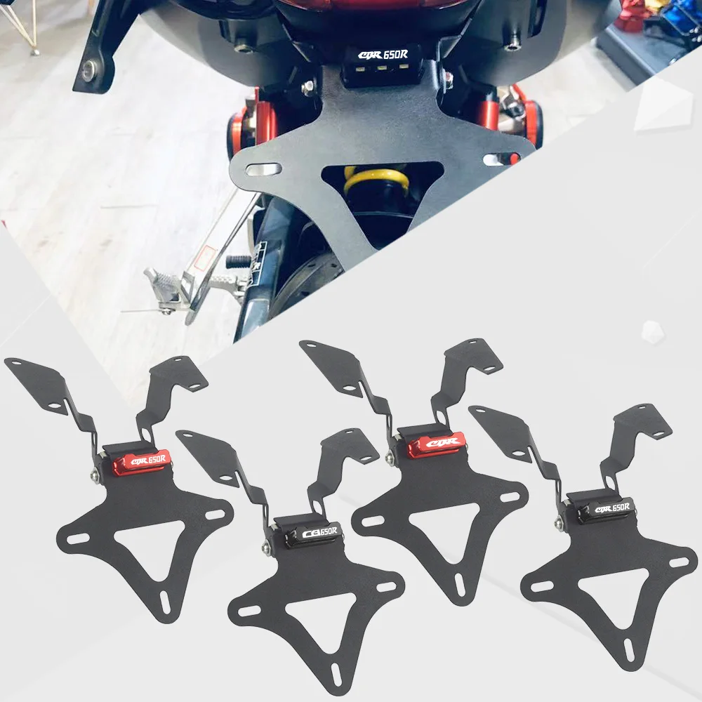 

For Honda CB650R CBR650R 2019 2020 Motorcycle Number Registration Holder CB 650 R CBR 650R CB650 R License Plate Mount Bracket