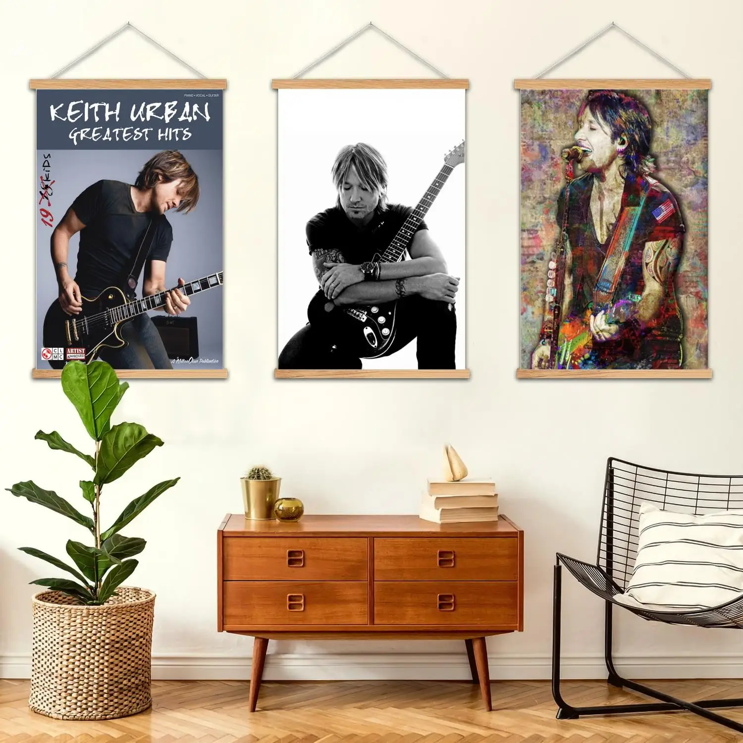 Keith Urban Framed Wall Painting Canvas Art Poster and Wall Art  Modern Family Bedroom Decor Posters,Decorative painting
