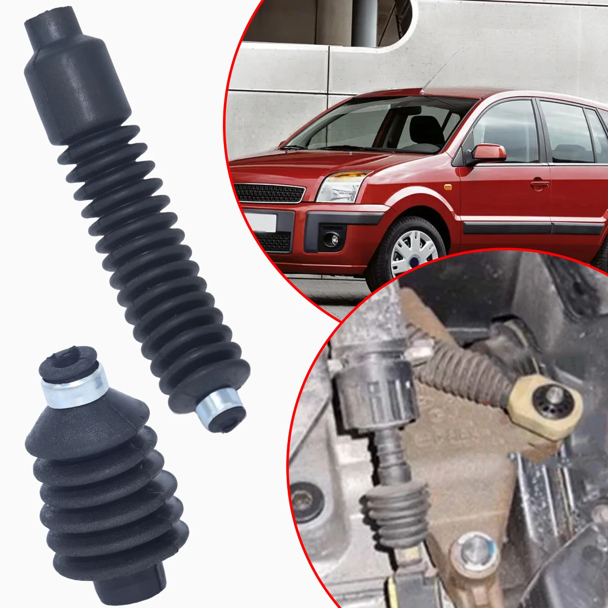 

For Ford Fusion 2002-2012 Gear Cable Lever Joint Sealing Gaiters Linkage Connect Sleeve Bushing Change 5 Speed Manual Trans Car