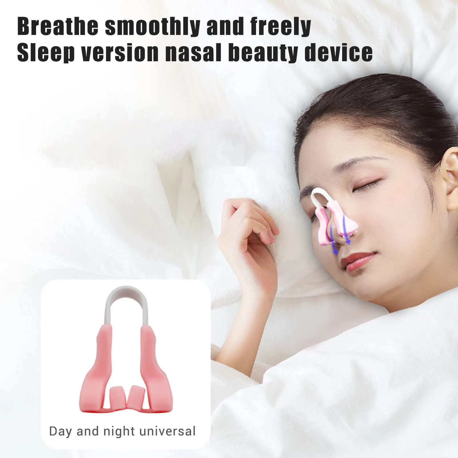 

Silicone Nose Shaper Lifter Nose Slimming Device Pain Free High Up Tool Beauty Tool For Womena And Men U-shaped Nose Clip