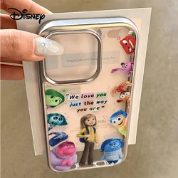 Inside Out 2 iPhone15 Disney Cartoon Anime Etui na telefon Cute 14 13 12 11 Plus Pro Max Phone Protect Shell Zabawki Prezenty dla dziewczynek