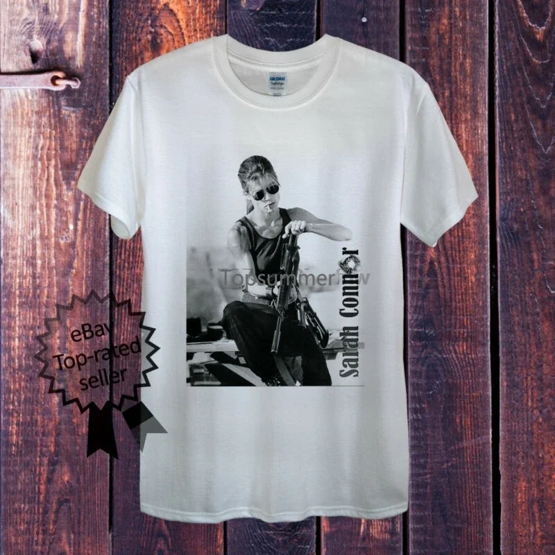 

Sarah Connor T-Shirt For Men Women Or Unisex Terminator Arnold Schwarzenegger Uk