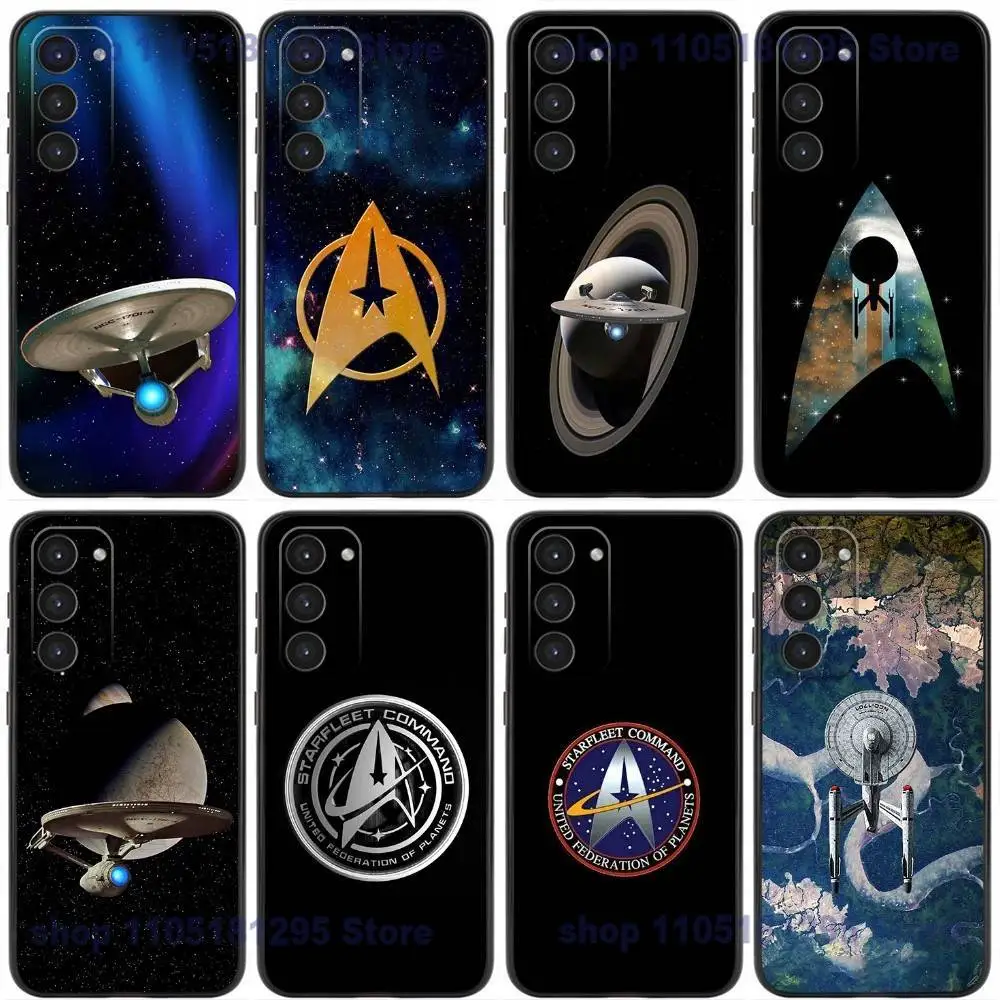 

S-Star T-Trek Phone Case For Samsung Galaxy A32,21s,22,31,52,53,72,73,Note20,8,9,10 Soft Silicone Black Cover