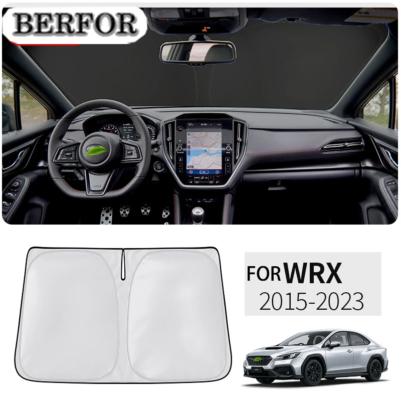 For Subaru WRX STI 2015-2023 Car Styling Nano-Insulat Windshield Sunshade Front Window Sun Shade Visor Auto Interior Accessories