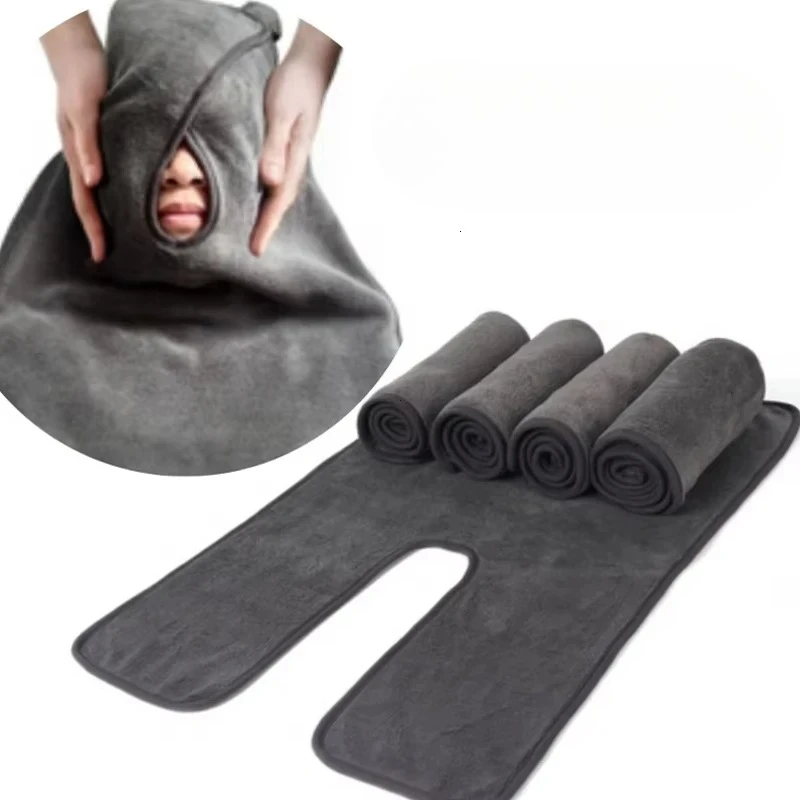 U-Shaped Beauty Towel - Ultra-Fine Fiber Facial Quick-Dry Towel, Super Soft Highly Absorbent for Salon Spa Massage Skincare Use