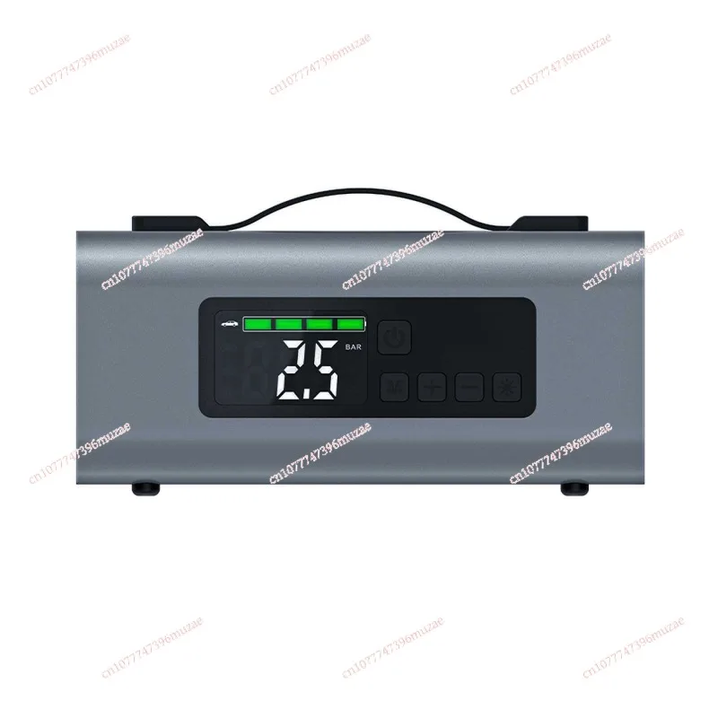 

Emergency start power supply, on-board inflation, power up, compression