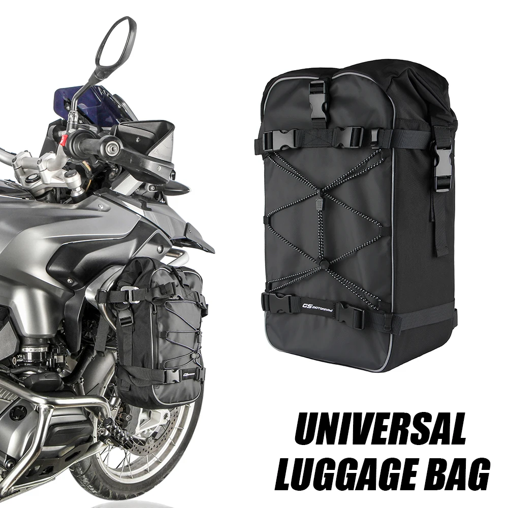 

Crash Bar Bag Saddlebag Frame Side Bumper Luggage For BMW R1250GS Adventure R1200GS lc For HONDA For SUZUKI For YAMAHA MT09 Mt07