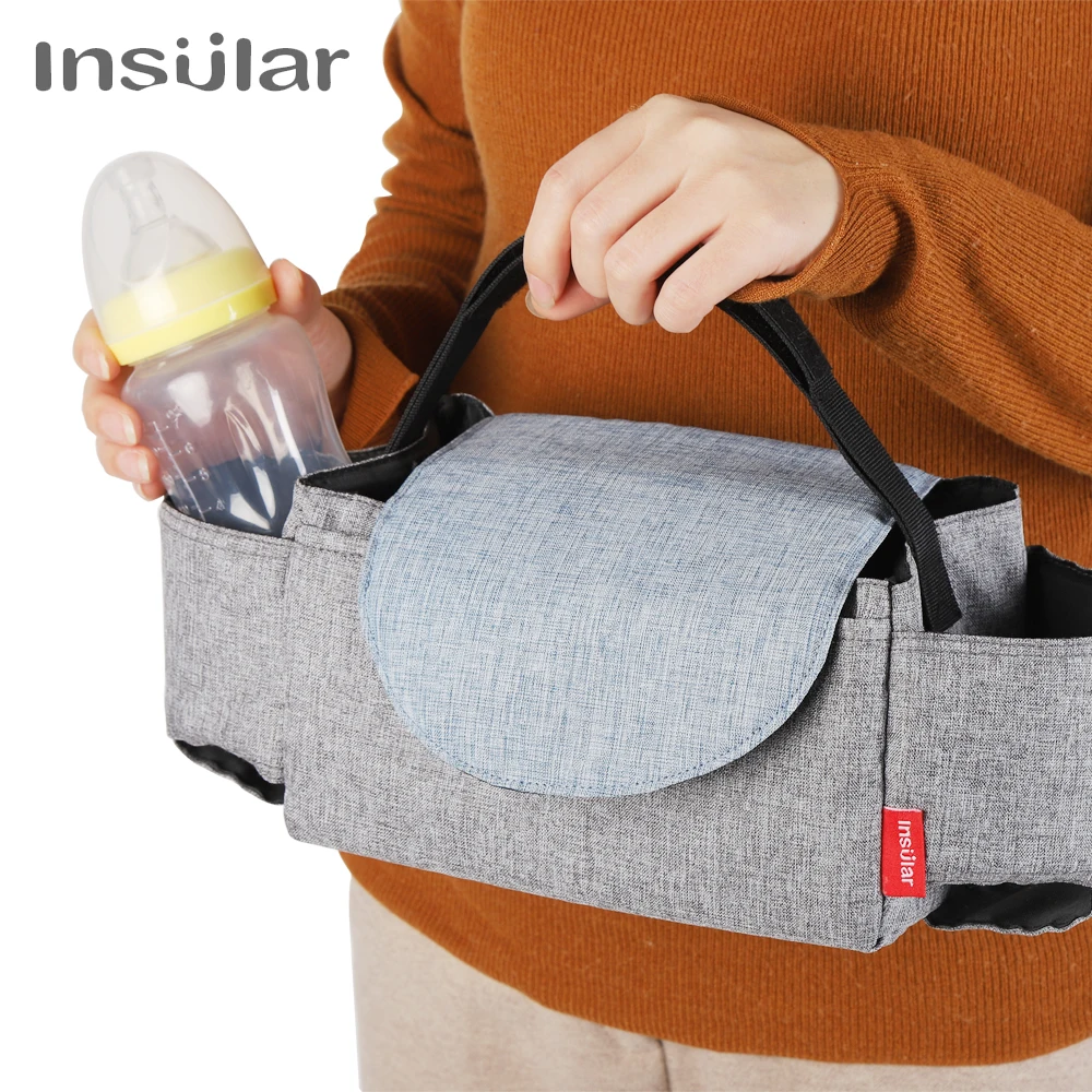 New Baby Diaper Bag Nappy Stroller Bags Stroller Organizer Mummy Travel Diaper Bags Hanging Carriage Pram Buggy Cart Bottle Bags