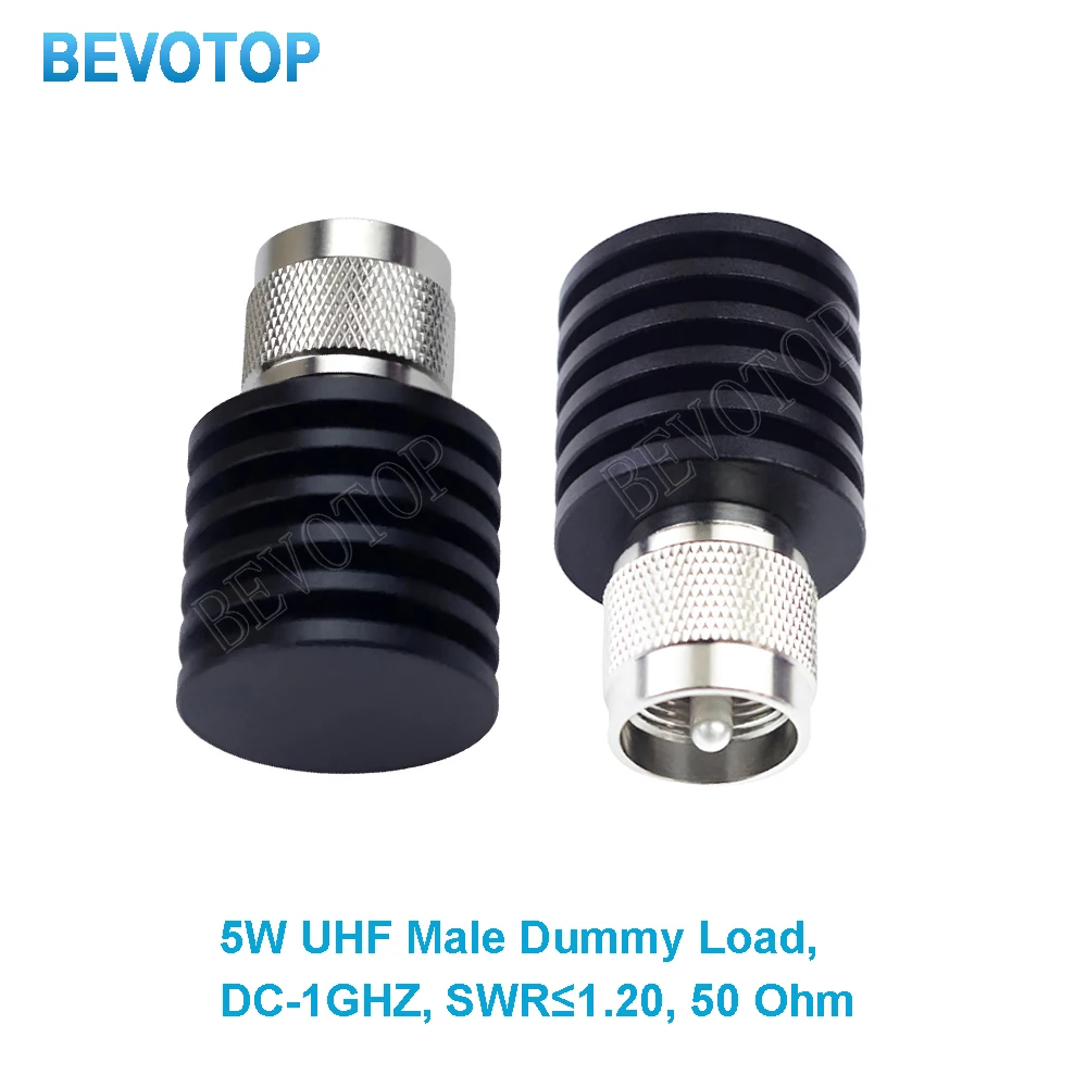 5W RF Coaxial Dummy Load U Style UHF PL259 M Male Plug Connector 50 Ohm DC-1GHz Dummy Load