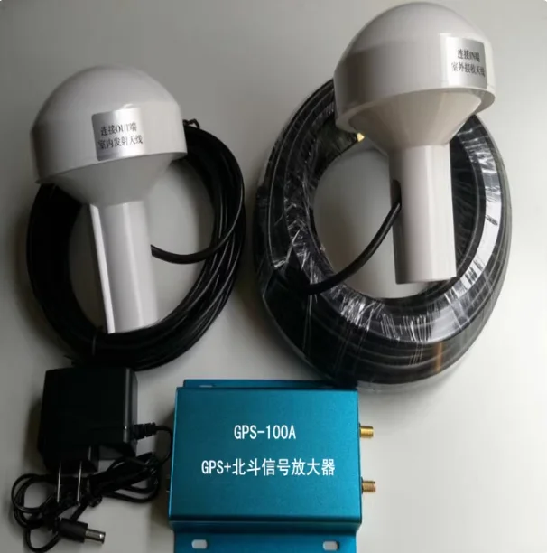 GPS-100A Dual Frequency GPS Signal Amplifier GPS+BD Beidou Antenna Transponder GPS Indoor Coverage Location Booster