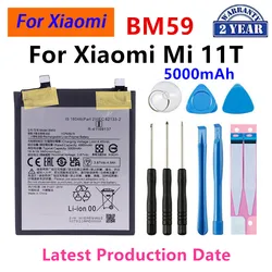 Brand New Battery BM59 5000mAh For Xiaomi Mi 11T   Phone Replacement Batteries+Tools