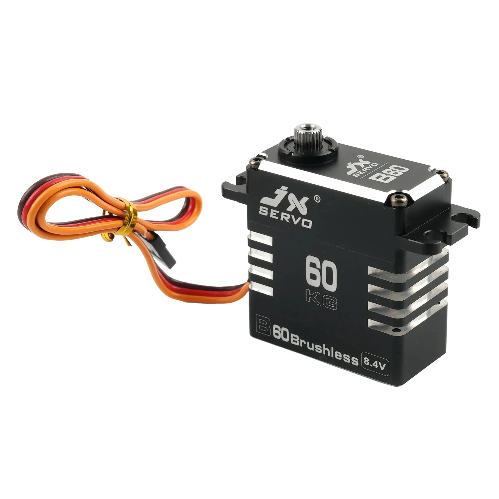 JX B60 Standard Digital Servo Waterproof High Torque 60kg Full Metal Aluminum Shell HV Brushless Motor for RC Car Robot Crawler