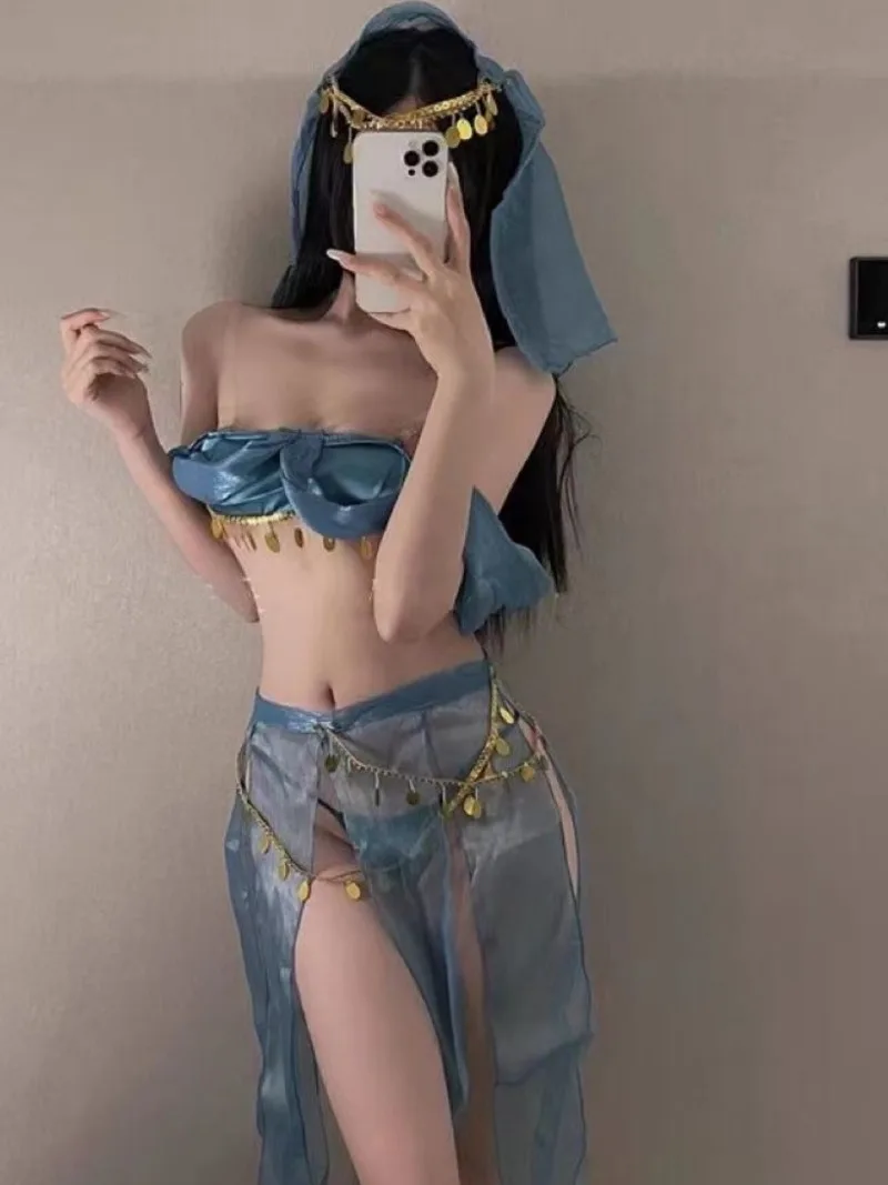 

Новый дизайнерский Соблазнительный комплект из топа-трубы с юбкой-миди в старинном стиле Очаровательная Модная элегантная Прозрачная Юбка с открытой спиной для зрелых страстей 9F58