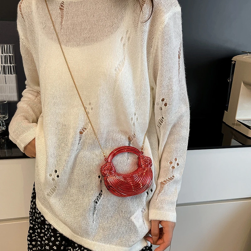 حقيبة كتف أنيقة للنساء من الجلد بتصميم كلاسيكي أنيق، حقيبة يد كروس فاخرة للنزهات اليومية الحديثة