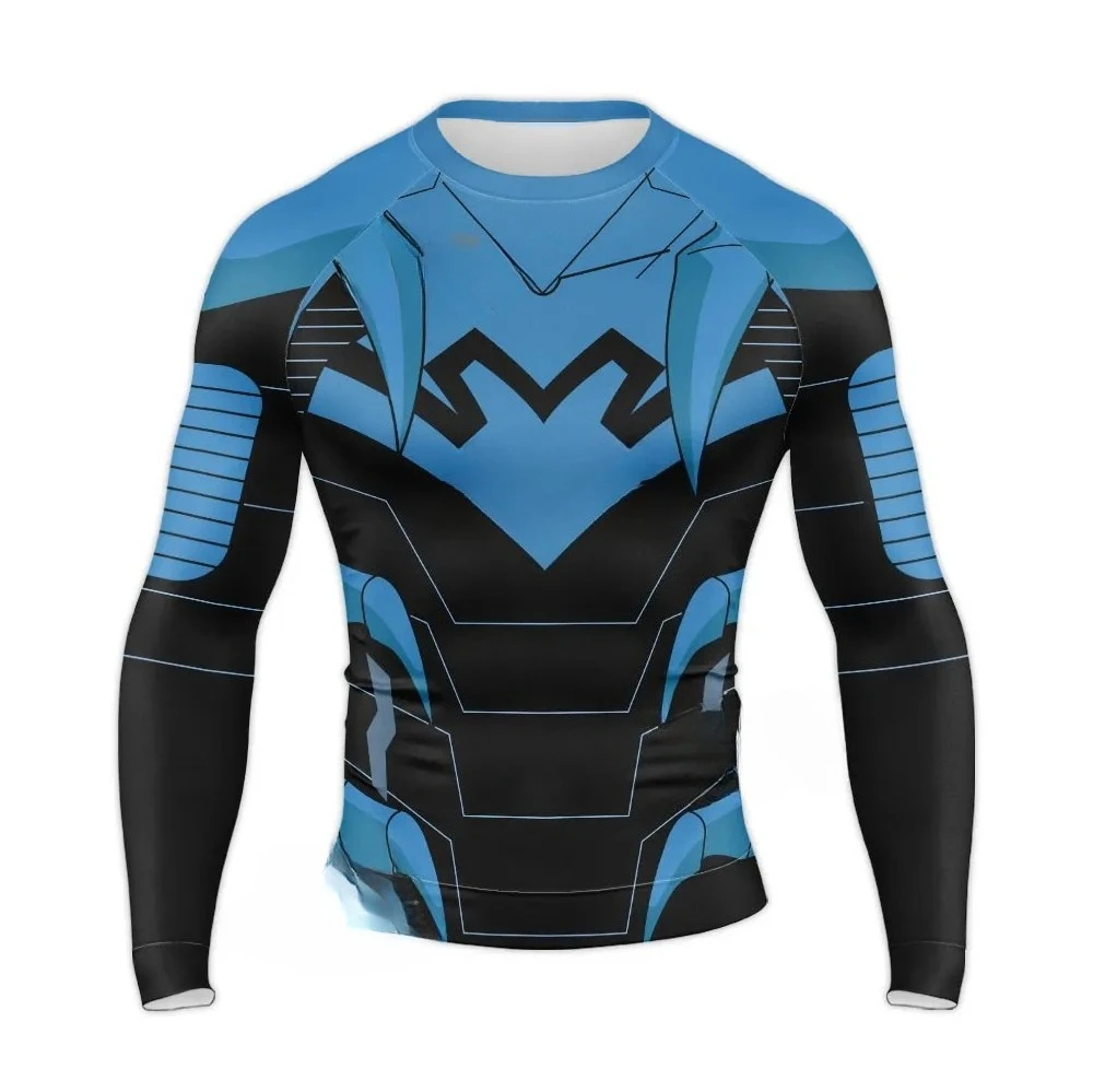 

3D Printed Pattern Fitness, Suitable for People of All Ages and Genders, Long-sleeved T-shirt, Breathable and Comfortable Top60