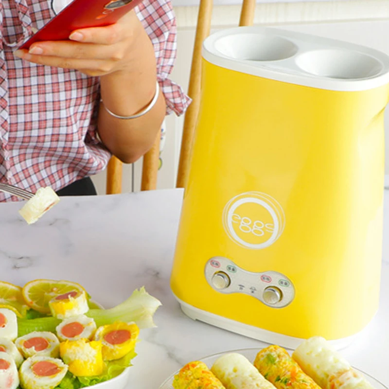 Automatyczna Elektryczna Maszyna do Robienia Roladek Jajecznych z Podnoszącym się Podwoziem, Narzędzie do Gotowania Śniadań, Maszyna do Robienia Jajek, Kiełbasek i Omletów, 110V/220V