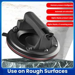 Intelligent Display Electric Vacuum Suction Cup Industrial Grade 200KG Load Heavy Duty Granite Tile Glass Lifter 3000mAh Battery