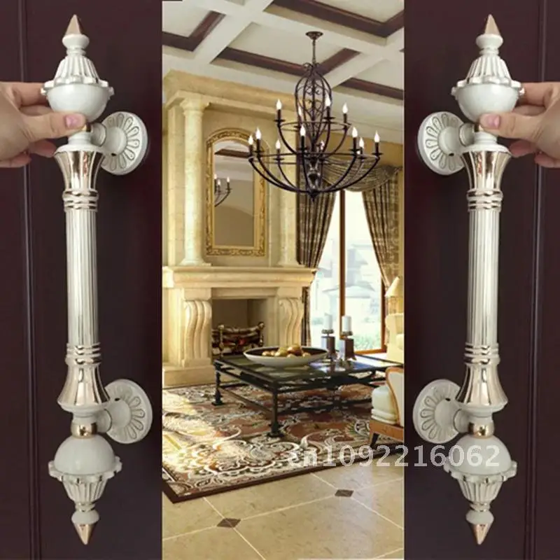 

1pcs Upscale European Handles Antique Villa Archaize Handle for Pull Hardware Wood Wooden Door Door Glass Door KTV/hotel