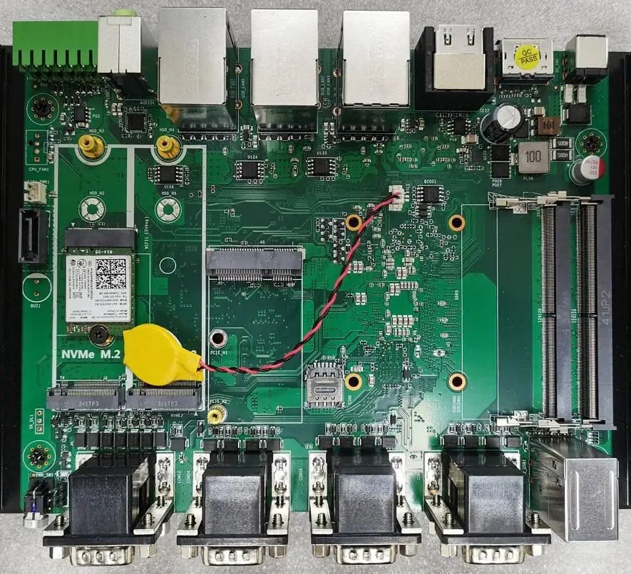 13th Gen Industrial Computer I5-1335U/i7-1355U 8 COM 3*LAN 2*HDMI 1*DP RS232,422,485 USB WIFI Industrial PC