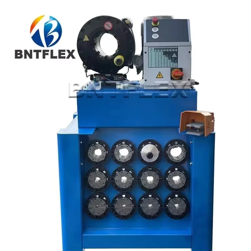 

BNTP32 2.5 inch Hydraulic Pressing Rubber Hose Crimping Machine Hose Pipe Press Machine with 13 sets of dies