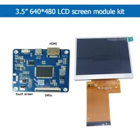 Kit de módulo de pantalla TFT LCD de 3,5 "", 54 pines, 640x480, entrada de señal HDMI, pantalla RGB IPS
