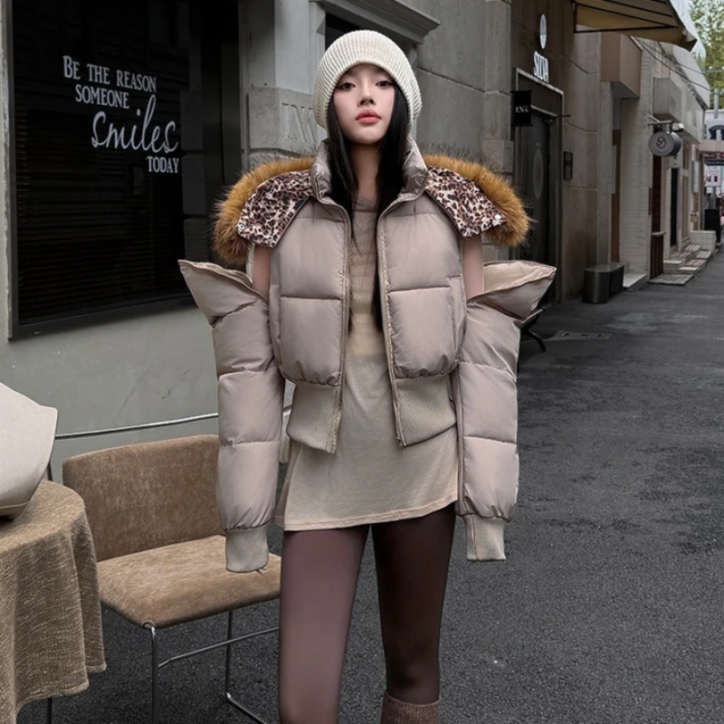 جاكيت قصير بطبعة الفهد وياقة ف - مراجعة Queen Street Fashion وسعره