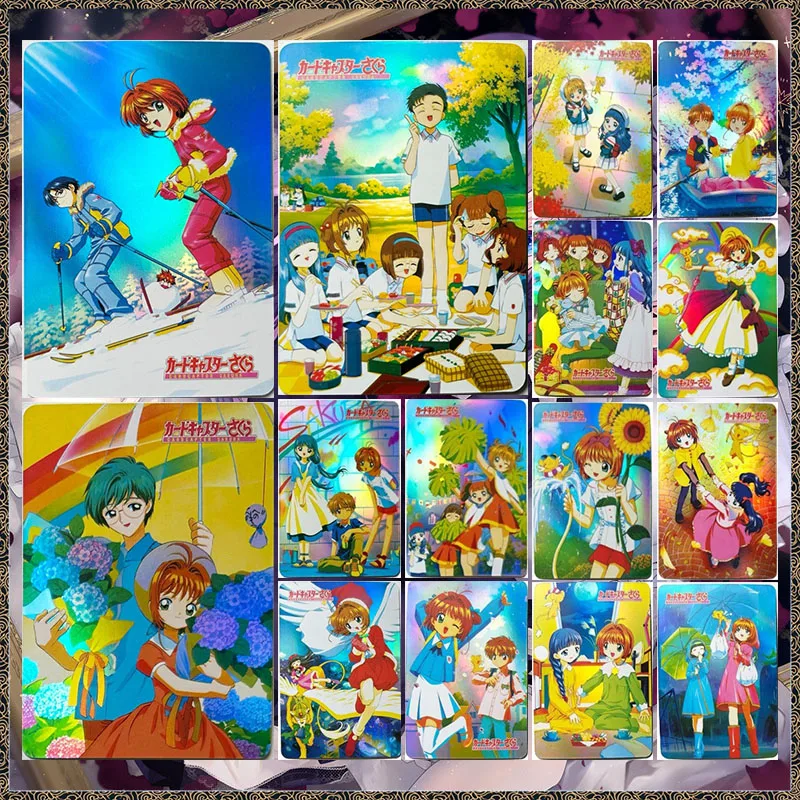 Anime Goddess Story DIY ACG Kinomoto Sakura Akiho Shinomoto Li Meiling Hiragizawa Eriol Game Collectible Cards Birthday Toy Gift