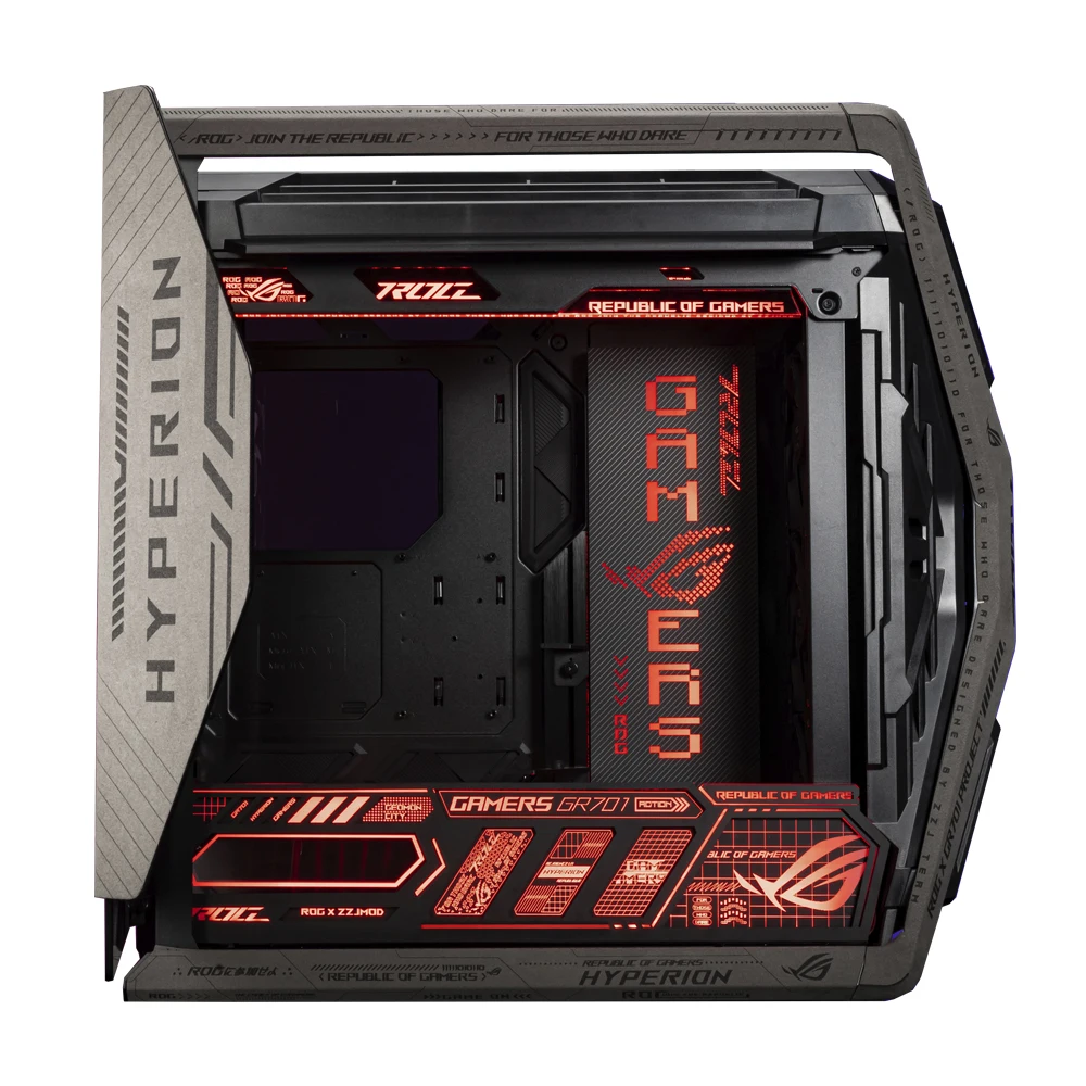 ARGB ROG HYPERION Lighting Panels for Asus GR701 Chassis,MOD 5V AURA SYNC Laser PC Gaming Cabinet Shroud Lightboard,Refit Plate
