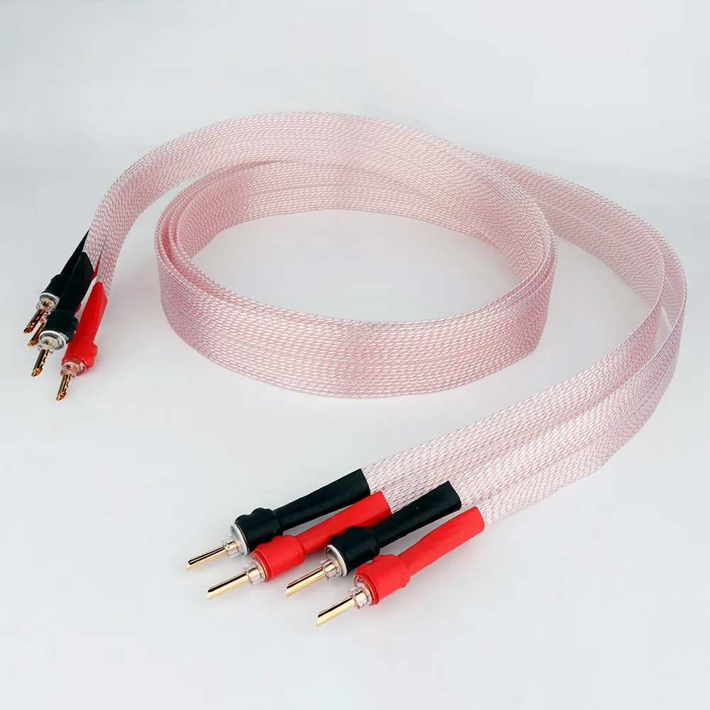 Nordost Valhalla hifi speaker cable speaker cable PC OCC silver plated Loudspeaker cable Gold Plated locking Banana Plug