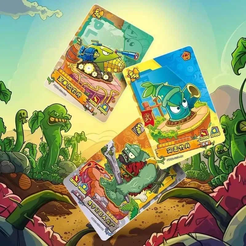 การ์ดพืชปะทะซอมบี้ คายู ซีรีส์การต่อสู้ไม่สิ้นสุด ชุดสะสมการ์ดต่อสู้แบบเปล่งประกาย