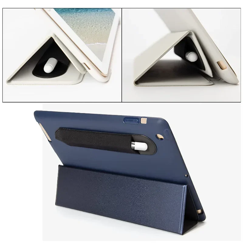 Universal Sticky Stylus Holder for Apple IPad IPencil 2 1 Self Adhesive Sleeve Attached Pouch Bag Sleeve Pencil Holder view 6