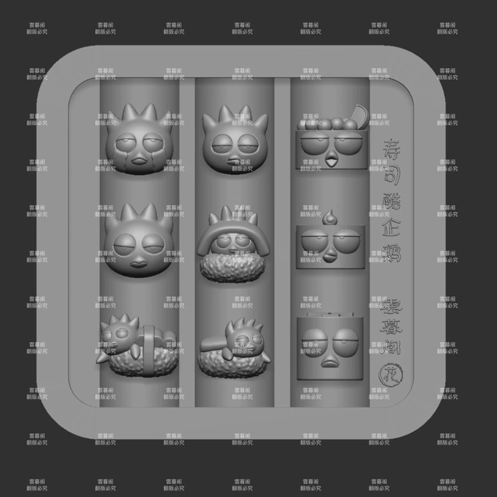 

Cartoon Hello Kitty Cross Dressing Diy Silicone Nail Art Mold Cute Cat Rabbit Mouse Snail Game Console Flowers Glasses Nail Mold