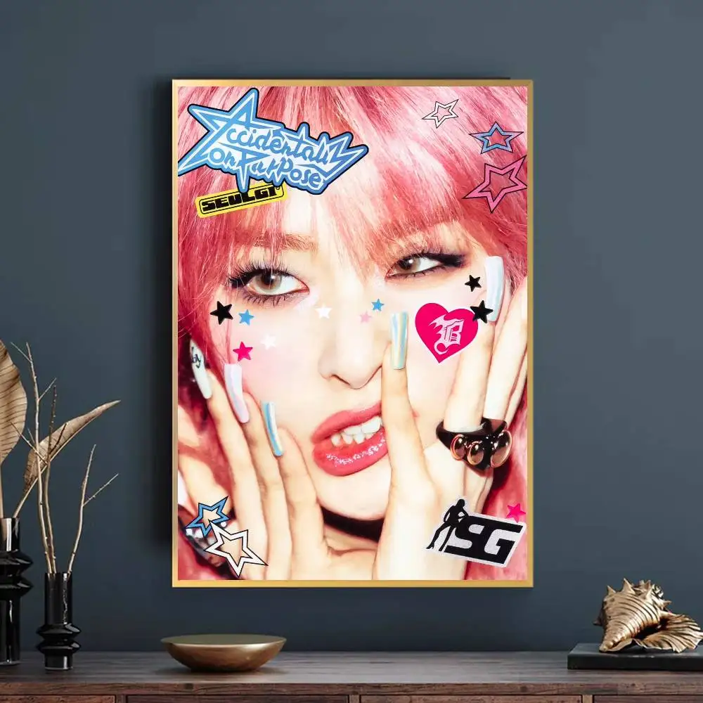 B-Bear S-Seul Gi ملصق فني ذاتي اللصق مقاوم للماء ورق ملصق مقهى بار غرفة النوم جدار ديكور #6