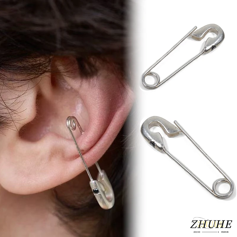

ZHUHE The Round-shaped Pin Ear Clips In Cyberpunk Style Are Suitable For Men And Women As Jewelry Accessories And Party Gifts