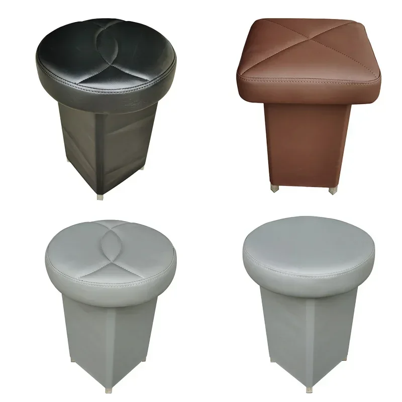 

Fashionable and economical stool leather, without wheels, beauty salon stool, shampoo bed, special shampoo stool,