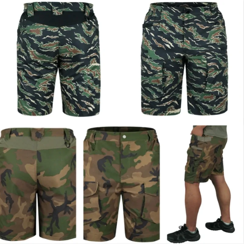 

Men's Camo Quick Dry Shorts Loose Fit Multi-Pocket Design Work Style Shorts Ultra Breathable Quick Drying Fabric Pants Tactical