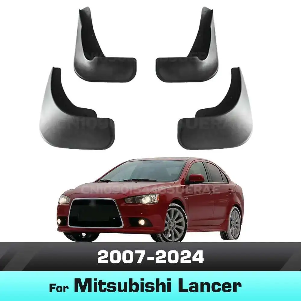 Fender For Mitsubishi Lancer 2007-2024 2008 09 10 11 12 13 14 15 16 17 18 19 20 21 2022 2023 Mudguard Mud Flaps Guard Splash