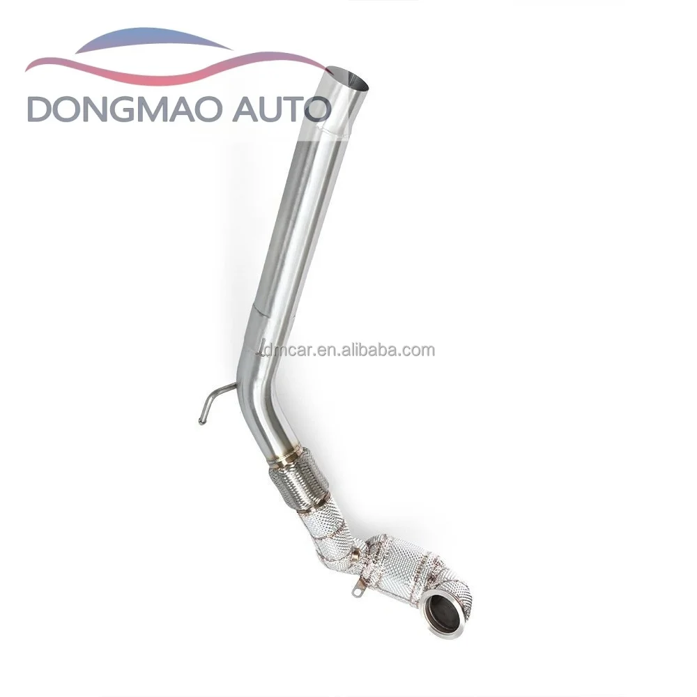 Suitable for  Golf8 MK8 GTI 2.0T 2019-2023 Stainless Steel Downpipe with Insulation Cover Car Exhaust Pipe - view 4