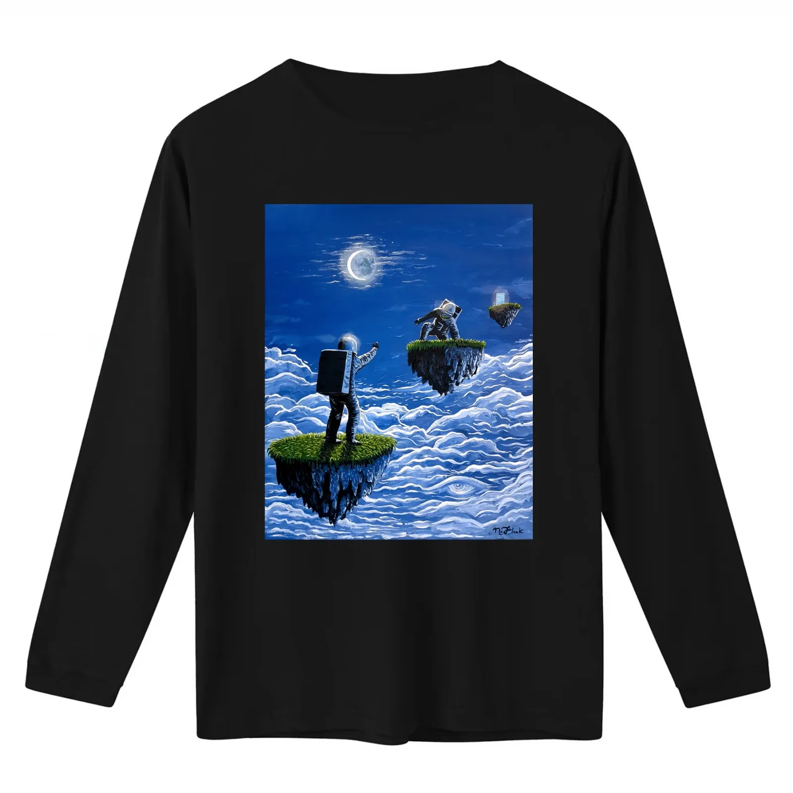 Emerald Islands #2 T-Shirt Summer Casual Cotton Tee Oversized Streetwear Tops Vintage Graphic Print Loose Fit Short Sleeve